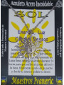 Handgefertigter Edelstahl Talisman Sonne. Energie, Licht