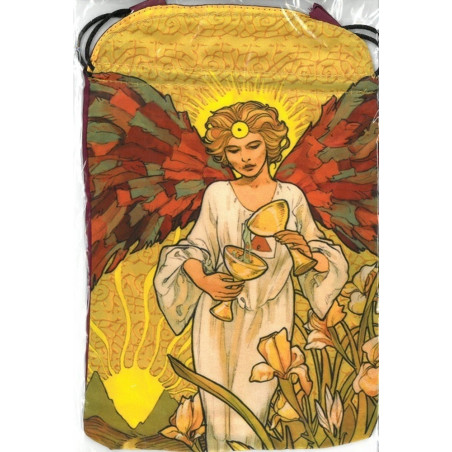 Goldene Jugendstil Tarot Tasche 15,5cm X 24cm