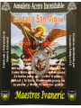 St. Michael Medaille aus Edelstahl mit Kette