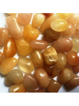 Kieselsteine Gelber Calcit Medium 2,5cm bis 3,5cm