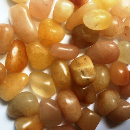 Kieselsteine Gelber Calcit Medium 2,5cm bis 3,5cm