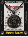 Handgefertigter Edelstahl-Talisman, Trinquette im großen keltischen Kreis