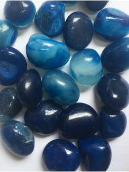 Kieselsteine Blauer Quarz Medium 2,5cm bis 3,5cm