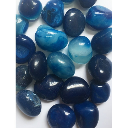 Kieselsteine Blauer Quarz Medium 2,5cm bis 3,5cm
