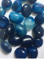 Kieselsteine Blauer Quarz Medium 2,5cm bis 3,5cm