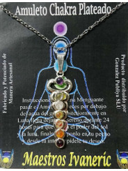 Caduceus Versilbertes Metall Handwerk Amulett