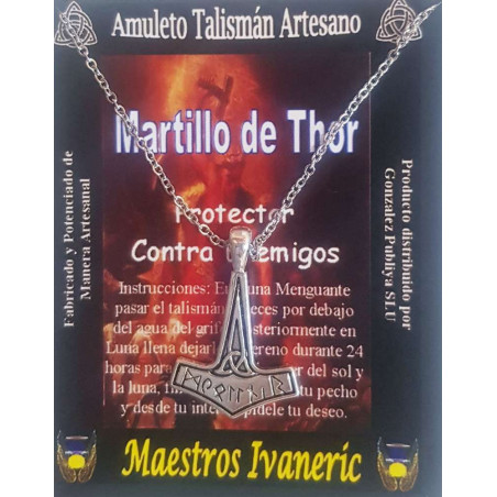 Talisman Handwerker Hammer von Thor, Schutz gegen Feinde