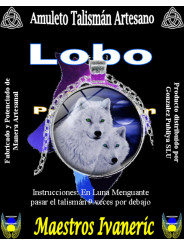 Wolf des Schutzes Amulett Medaille