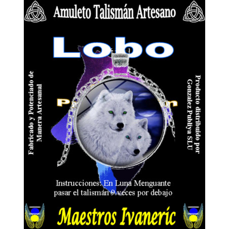 Wolf des Schutzes Amulett Medaille