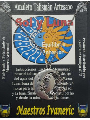 Talisman-Handwerker Sonne und Mond. Inneres Gleichgewicht.