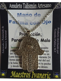 Talismanische Hand der Fatima mit Augen-Handwerk
