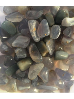 Kieselsteine Blauer Chalcedon Medium 2,5cm bis 3,5cm