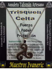 Keltischer Trisquell Kunsthandwerklicher Talisman