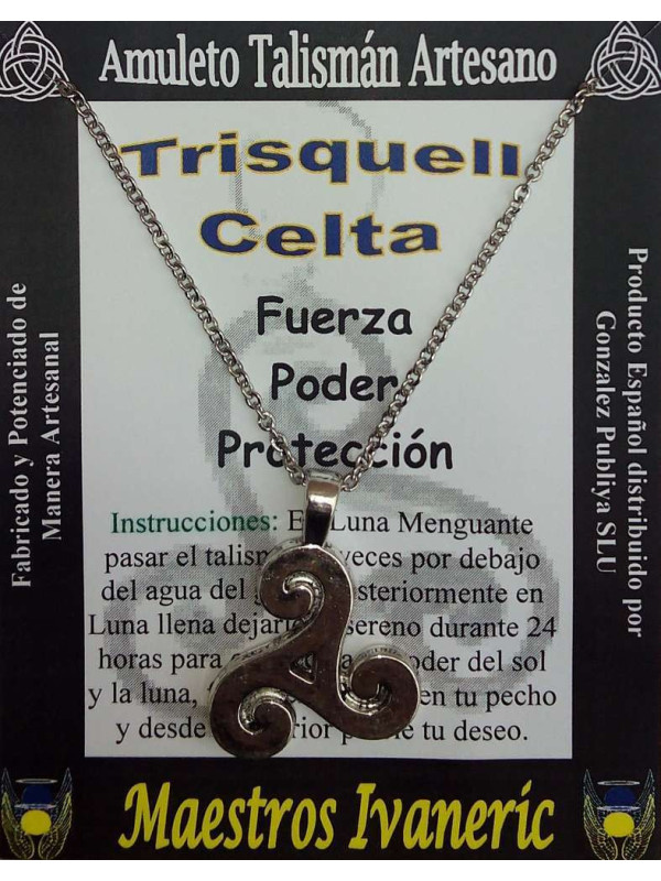 Keltischer Trisquell Kunsthandwerklicher Talisman