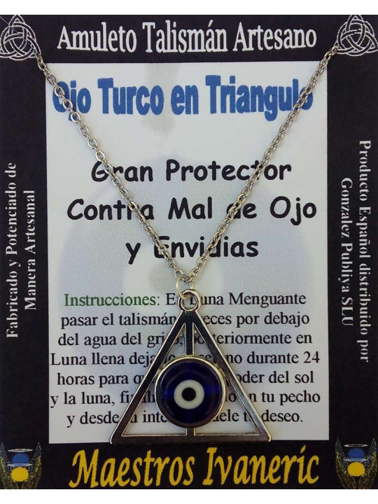 Talismanic Craftsman Türkisches Auge in Dreieck