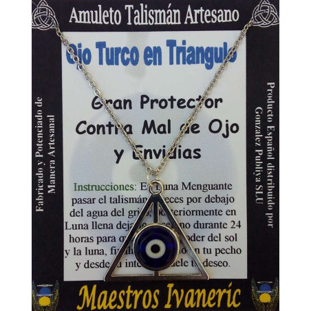 Talismanic Craftsman Türkisches Auge in Dreieck