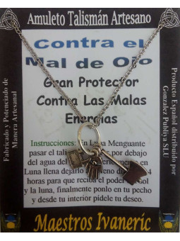 Handgefertigter Talisman gegen das Böse Auge