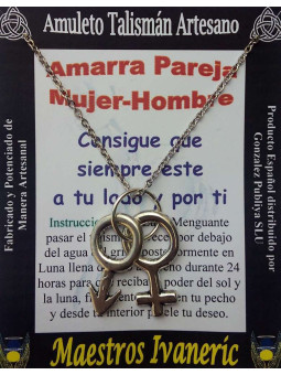 Talisman Kunsthandwerker Talisman Krawatten Paar, Frau Mann