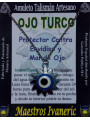 Talismanic Craftsman Türkisches Auge in Metall Sonnenform