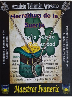 Glückshufeisen-Talisman Kunsthandwerklicher Talisman