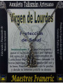 Handgefertigter Talisman Jungfrau von Lourdes