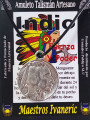 Indian Craftsman Talisman Talisman, Rückseite Büffel große Medaille