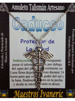 Talisman Caduceus Kunsthandwerklicher Talisman, Gesundheit