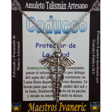 Talisman Caduceus Kunsthandwerklicher Talisman, Gesundheit