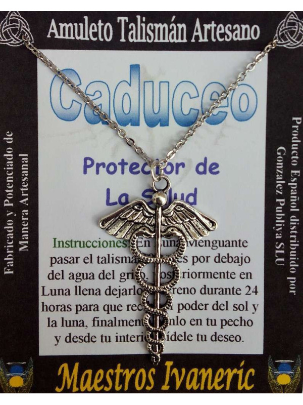 Talisman Caduceus Kunsthandwerklicher Talisman, Gesundheit