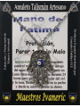 Handgefertigter Talisman Hand der Fatima mit türkischem Auge