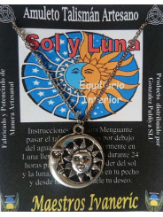 Sonne und Mond Kunsthandwerklicher Talisman