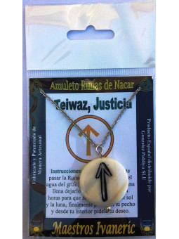 Pendant Rune Justice. Rechtliche Fragen.