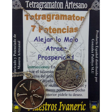 Amulett Tetragramaton 7 Kräfte
