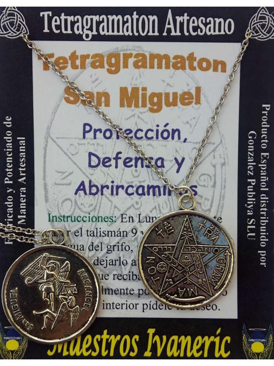 Amulett Tetragramaton Heiligekt Michael