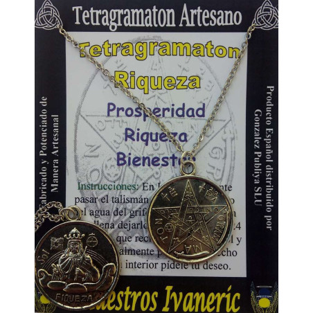 Tetragramaton Reichtum Amulett
