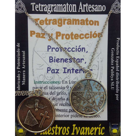 Amulett Tetragramaton Frieden und Schutz