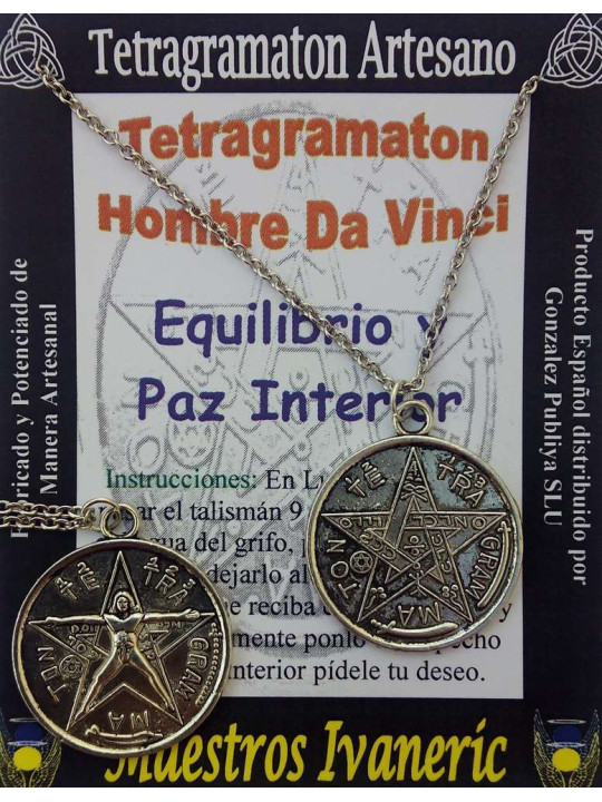 Amulett Tetragramaton Da Vinci Mann