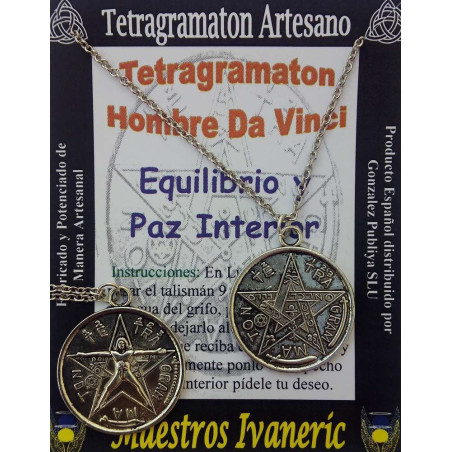 Amulett Tetragramaton Da Vinci Mann