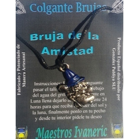 Freundschaft Hexe Amulett, 3 Zentimeter
