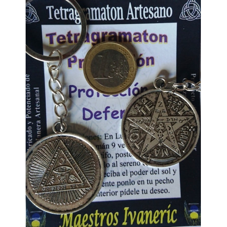 Tetragramaton Schlüsselanhänger Amulett. Schutz