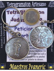 Amulett Schlüsselanhänger Tetragramaton Judas Thaddäus. Wichtige Anfragen