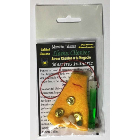 Mächtiges Amulett Morralito Llama Kunden