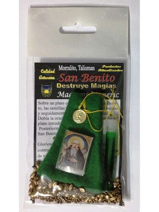 Mächtiges Amulett Morralito Heilige Benito
