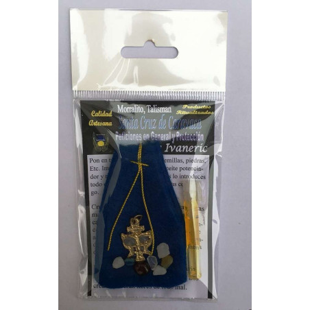Mächtiges Amulett Morralito Heiligeta Cruz de Caravaca