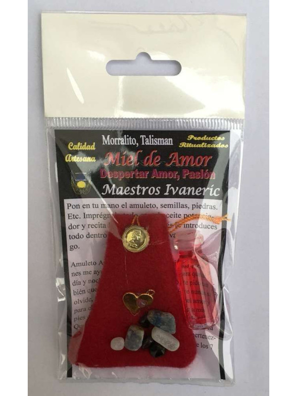 Kraftvolles Liebesamulett Honigwaben-Amulett