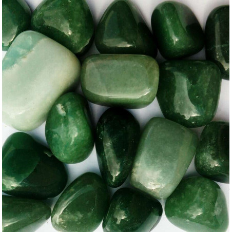 Kieselstein Grüner Quarz Groß 3,5cm bis 5cm