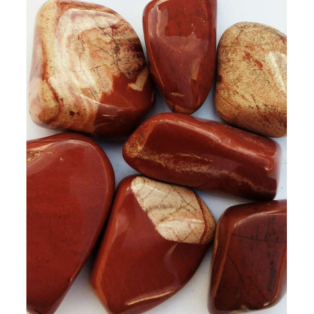 Kieselsteine Roter Jaspis Gross 3,5cm bis 5cm