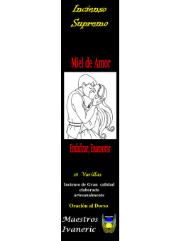 Höchster Weihrauch der Absicht Honig der Liebe, mit Gebet