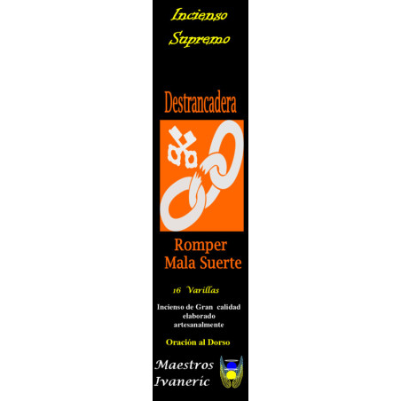 Höchste Incense of Zweck Destrancadera, mit Gebet