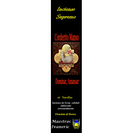 Oberster Zweck Weihrauch Zahmes Lamm, mit Gebet